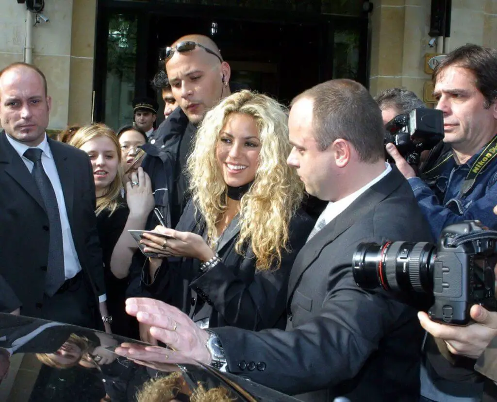 Shakira – Coût annuel des gardes du corps : Inconnu