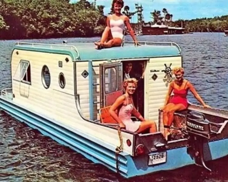 The Aqua-Trail Houseboat, 1959